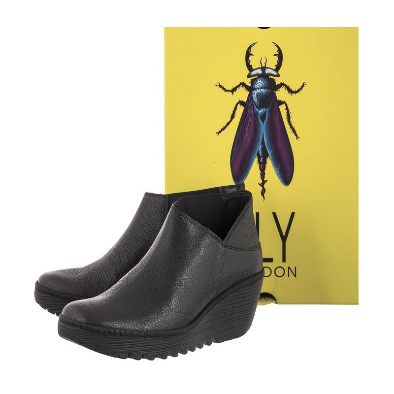 FLY London Yego Mousse Black P501400000 (FL375-a) shoes