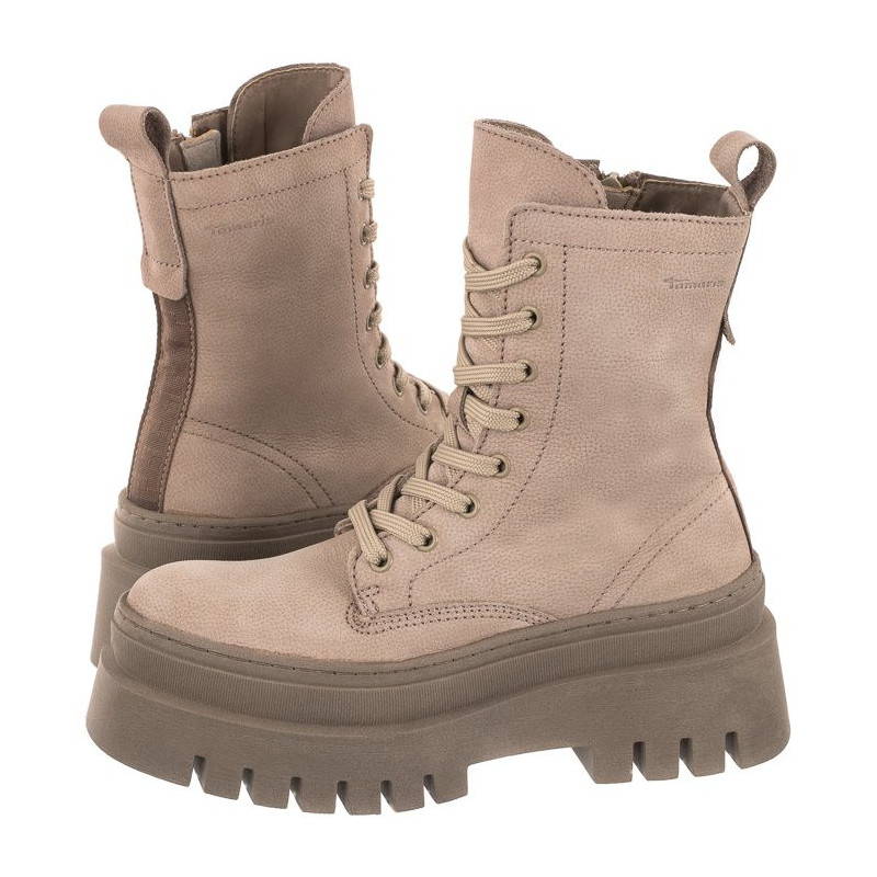 Tamaris Beżowe 1-25843-29 364 Taupe Uni (TM408-a) shoes