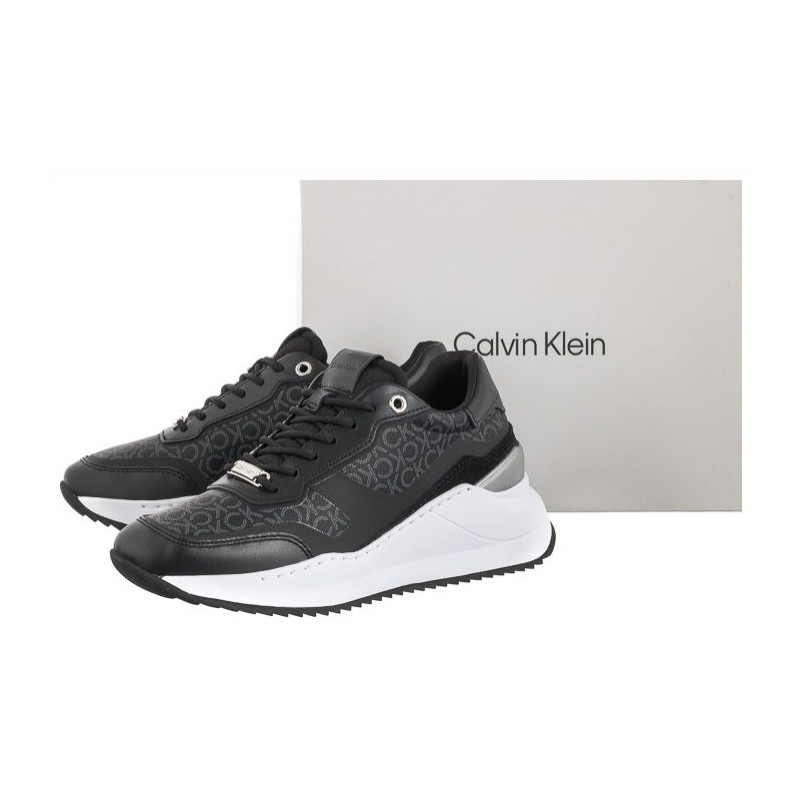 Calvin Klein Chunky Inter WDG Lace Up-Mn Mix HW0HW01272 Black/Black Mono (CK169-a) shoes