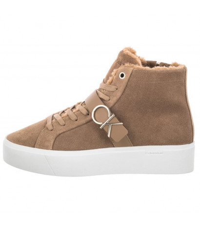 Calvin Klein Flatform Cup High Top CK Hw-S Wl HW0HW01334 GEZ Safari Canvas (CK170-a) shoes