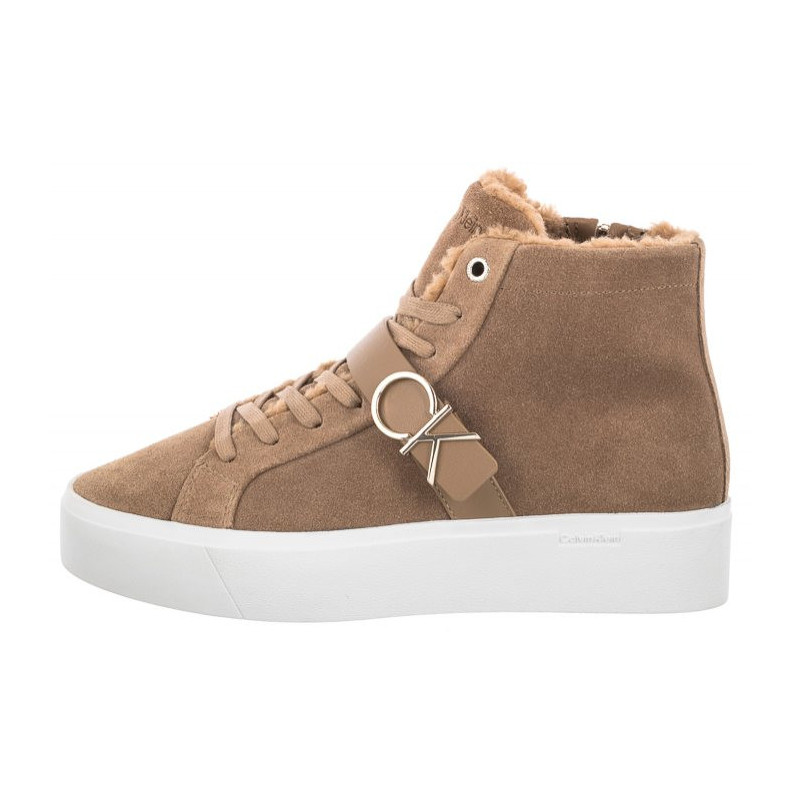 Calvin Klein Flatform Cup High Top CK Hw-S Wl HW0HW01334 GEZ Safari Canvas (CK170-a) shoes