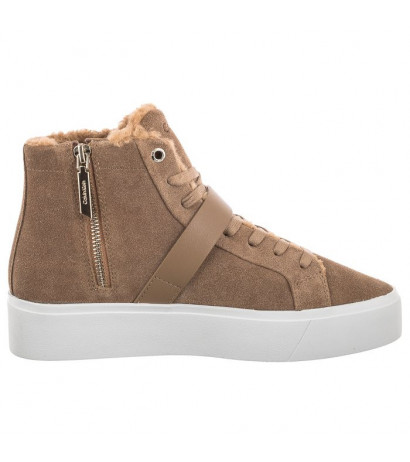 Calvin Klein Flatform Cup High Top CK Hw-S Wl HW0HW01334 GEZ Safari Canvas (CK170-a) shoes