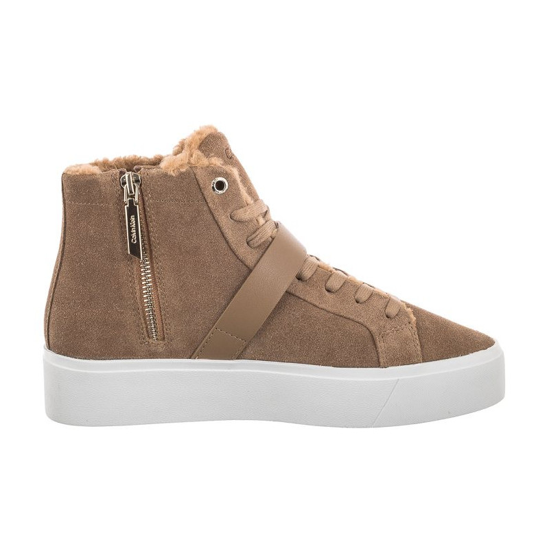 Calvin Klein Flatform Cup High Top CK Hw-S Wl HW0HW01334 GEZ Safari Canvas (CK170-a) shoes