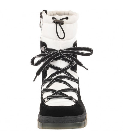 Caprice Czarne/Białe 9-26230-29 061 Black/White (CP340-b) boots