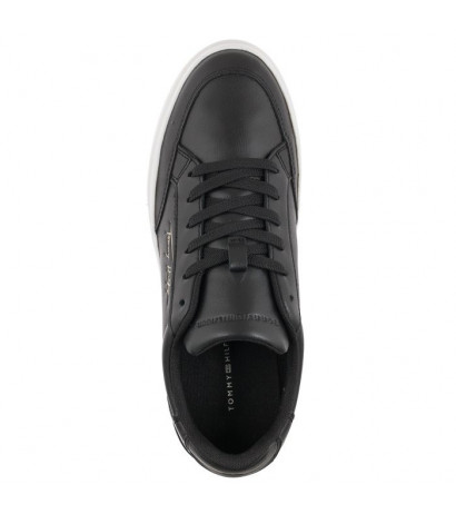 Tommy Hilfiger TH Signature Leather Sneaker FW0FW06665 BDS Black (TH539-a) sports Shoes