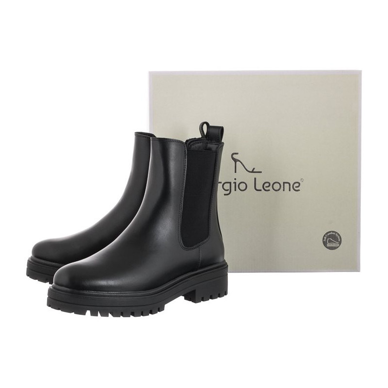 Sergio Leone Czarne TR 770 (SL462-a) shoes