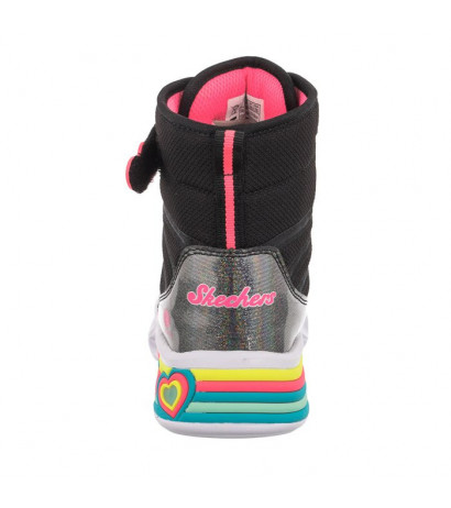 Skechers S Lights Black/Hot Pink 302661L/BKHP (SK132-a) boots