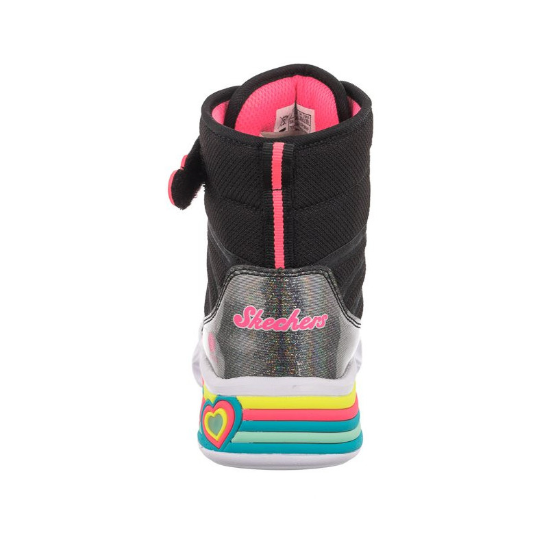 Skechers S Lights Black/Hot Pink 302661L/BKHP (SK132-a) boots