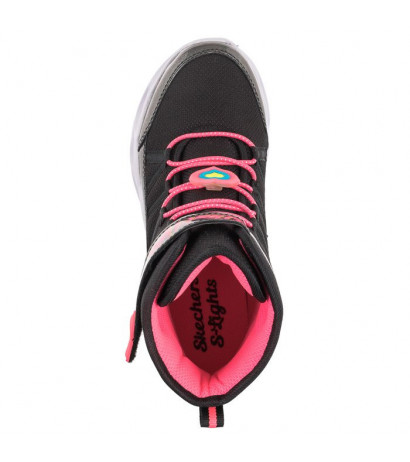 Skechers S Lights Black/Hot Pink 302661L/BKHP (SK132-a) boots