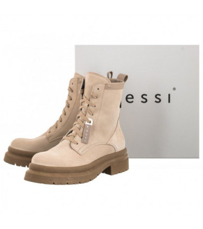 Nessi Beżowe 22374 W4 (NE303-b) shoes