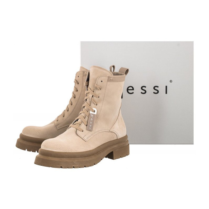 Nessi Beżowe 22374 W4 (NE303-b) shoes