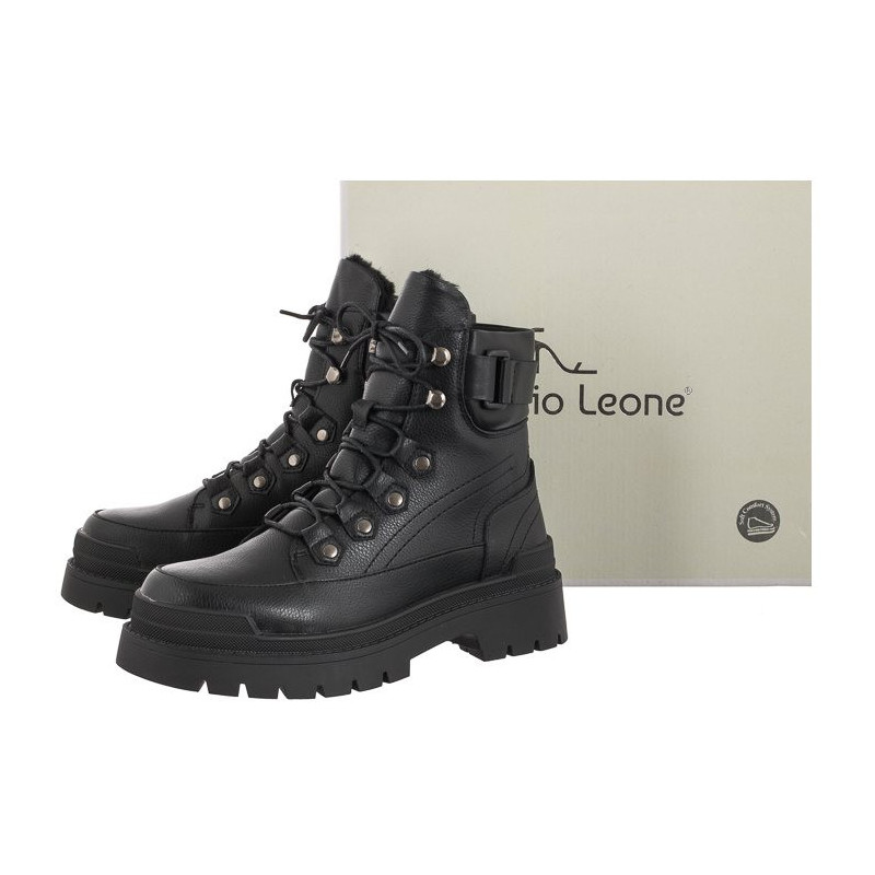 Sergio Leone Czarne SN 108 (SL465-a) shoes