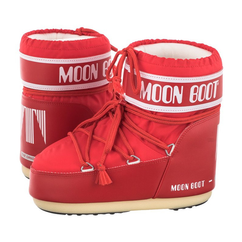 Moon Boot Icon Low Nylon Red 14093400009 (MB46-j) shoes