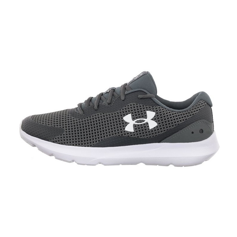 Under Armour Surge 3 Gry/Wht 3024883-102 (UN27-b) running Shoes