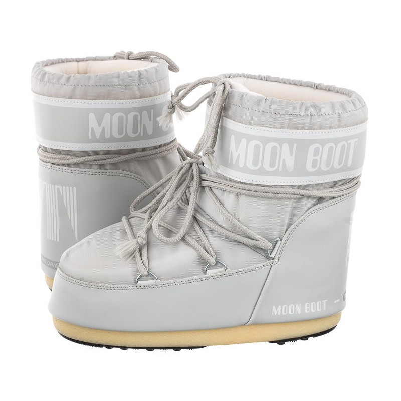 Moon Boot Icon Low Nylon Glacier Grey 1409340 H003 (MB46-i) shoes