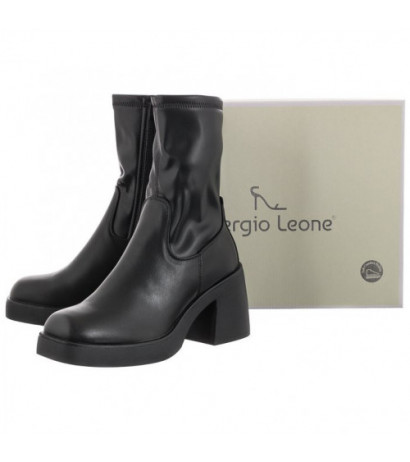 Sergio Leone Czarne KZ 209 (SL468-a) shoes