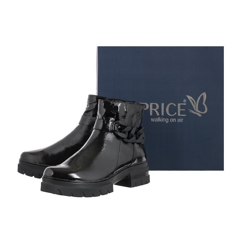 Caprice Czarne 9-25413-29 017 Black Naplak (CP343-a) shoes