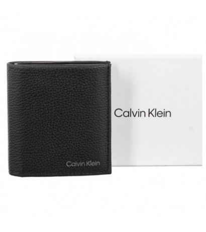 Calvin Klein Warmth Trifold 6cc W/Coin K50K509998 BAX Black (CK196-a) handbag