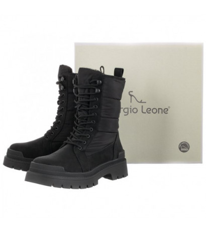 Sergio Leone Czarne SN 114 (SL470-a) shoes