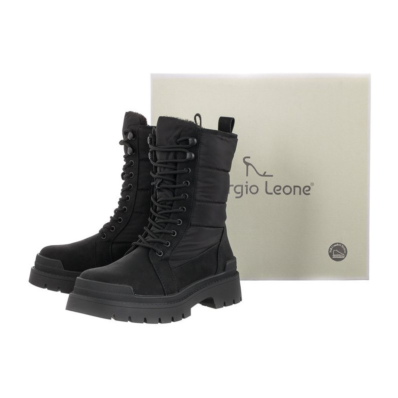 Sergio Leone Czarne SN 114 (SL470-a) shoes