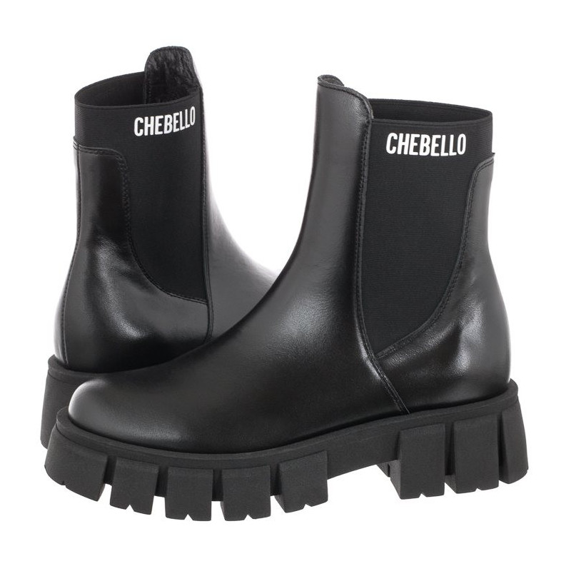 CheBello Czarne 3018-407-000-MIC-S217 (CH115-a) shoes