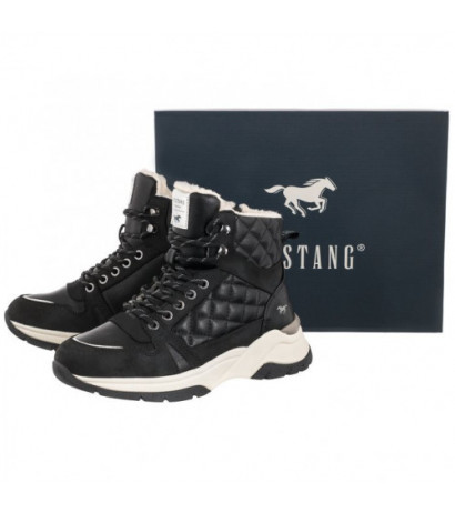 Mustang Czarne 1438-603-9 (MU480-a) shoes