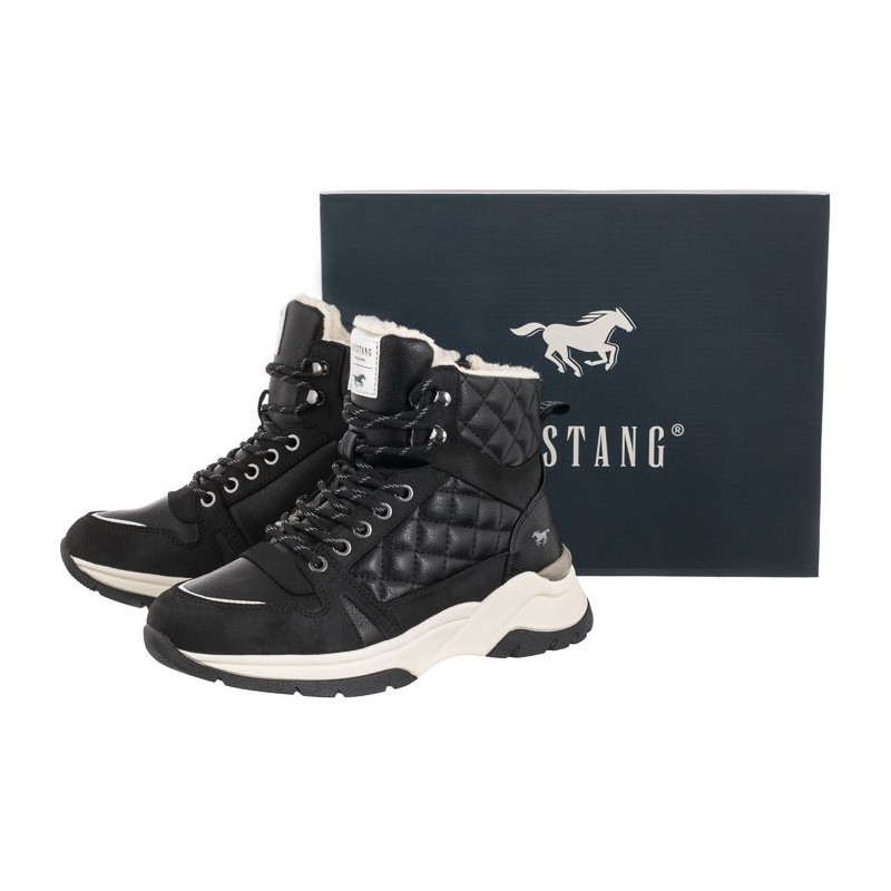 Mustang Czarne 1438-603-9 (MU480-a) shoes