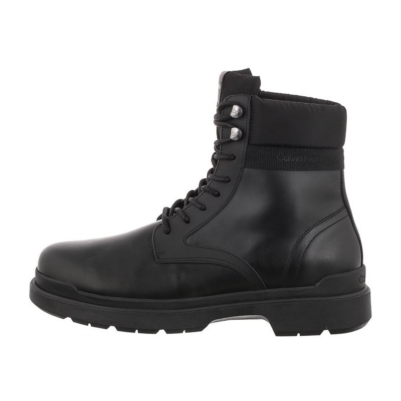 Calvin Klein Lace Up Boot Mix HM0HM00862 BEH Black (CK191-a) boots