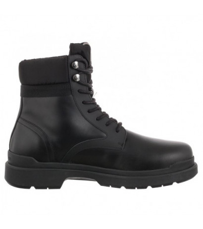 Calvin Klein Lace Up Boot Mix HM0HM00862 BEH Black (CK191-a) boots