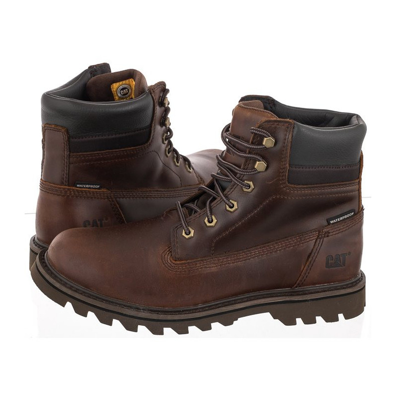 Caterpillar Deplete Wp Lace Up Boot Brown P721722 (CA132-a) boots