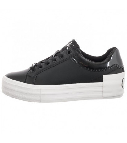 Calvin Klein Vulc Flatform Bold Lth-Glossy YW0YW00867 BDS Black (CK215-a) sports Shoes