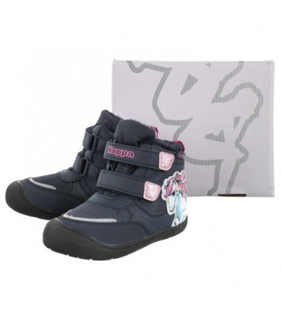 Kappa Flake Tex M 280021M/6722 Navy/Pink (KA219-a) ankle boots