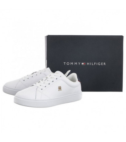 Tommy Hilfiger Elevated Essential Court Sneaker White/Rwb FW0FW06965 0K9 (TH692-b) sports Shoes