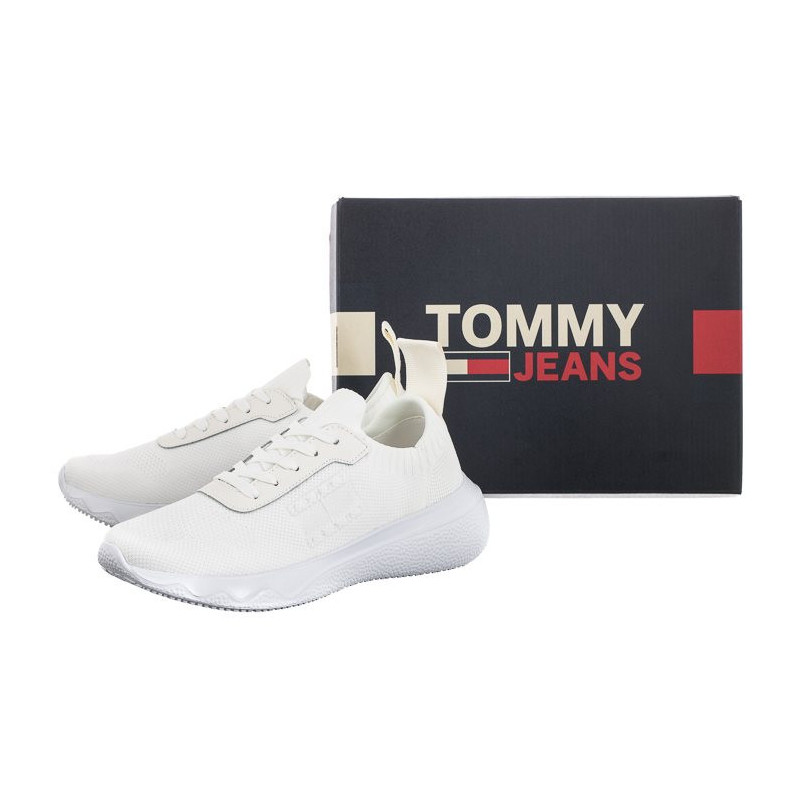 Tommy Hilfiger Tommy Jeans Flexi Contrast Brand Ecru EN0EN02139 YBL (TH689-a) sports Shoes