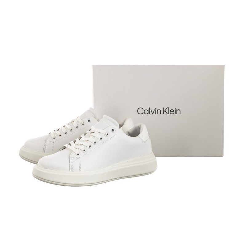 Calvin Klein Raised Cupsole Lace Up White/Marshmallow HW0HW01425 0LC (CK235-a) sports Shoes