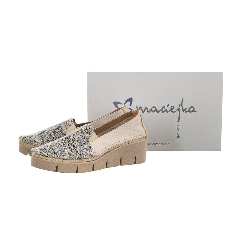 Maciejka Beżowe 5814A-04/00-1 (MA1009-a) shoes