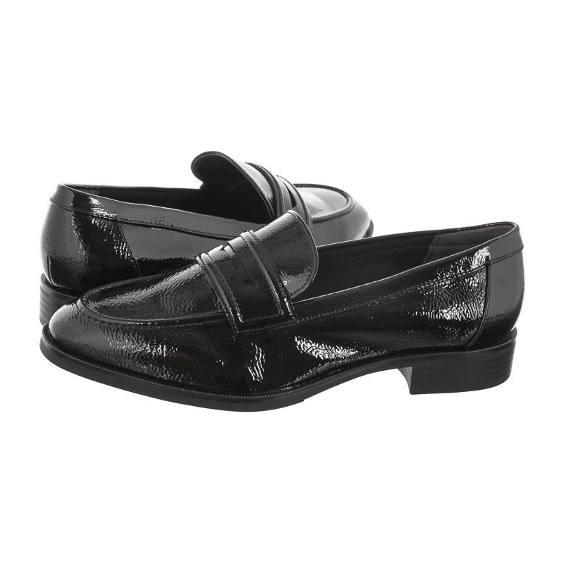 Tamaris Czarne Lakierowane 1-24304-20 018 Black Patent (TM427-a) shoes