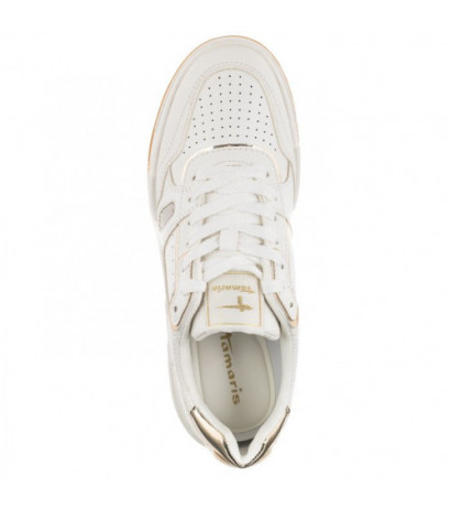 Tamaris Białe/Złote 1-23718-20 190 White/Gold (TM428-a) sports Shoes