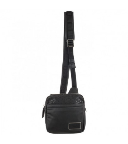 Calvin Klein CK Elevated Cony Reporter S Mono Black Tonal Mono K50K510279 01I (CK243-a) handbag