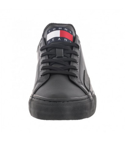 Tommy Hilfiger Tommy Jeans Mens Lace Vulc Ess Black EM0EM01047 BDS (TH705-a) sport shoes