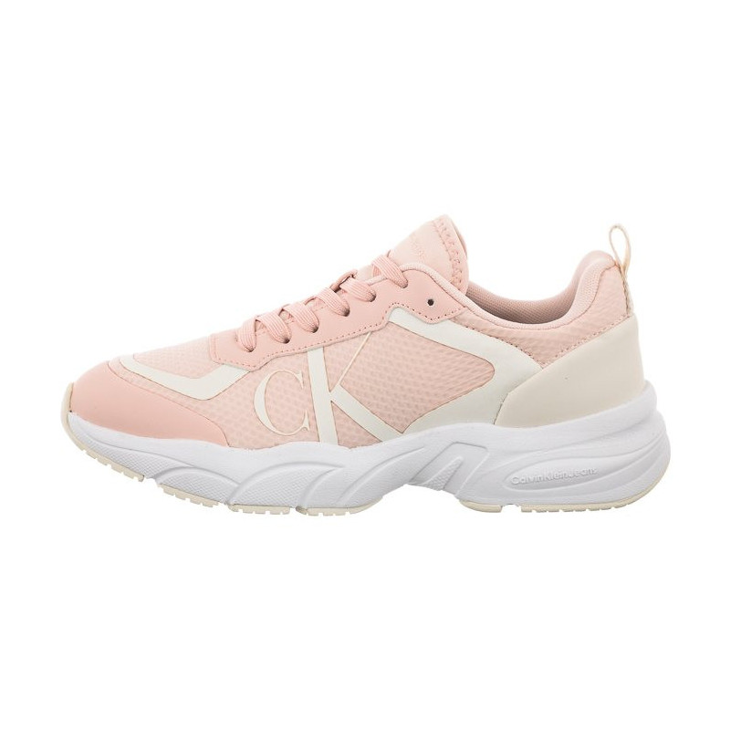 Calvin Klein Retro Tennis Over Mesh Wn Peach Blush/Creamy White YW0YW00946 0JV (CK252-a) sports Shoes