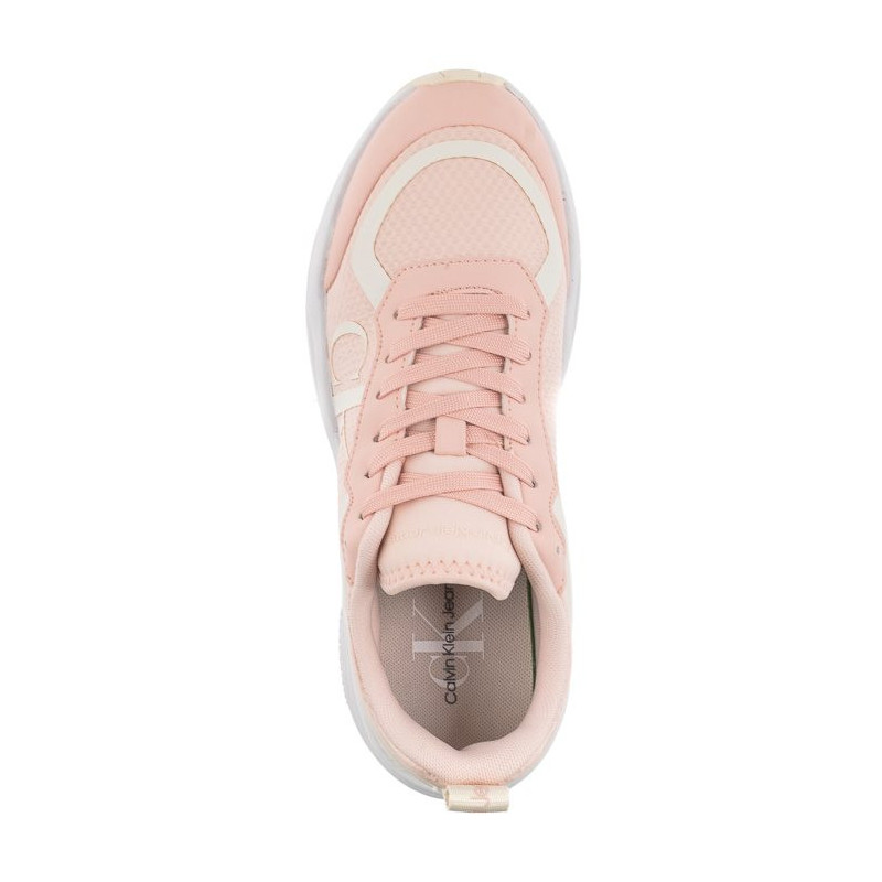 Calvin Klein Retro Tennis Over Mesh Wn Peach Blush/Creamy White YW0YW00946 0JV (CK252-a) sports Shoes