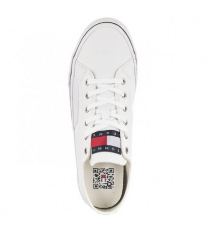 Tommy Hilfiger Tommy Jeans Skate Canvas Ess White EM0EM01175 YBR (TH696-a) sports shoes