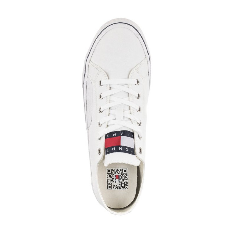 Tommy Hilfiger Tommy Jeans Skate Canvas Ess White EM0EM01175 YBR (TH696-a) sports shoes