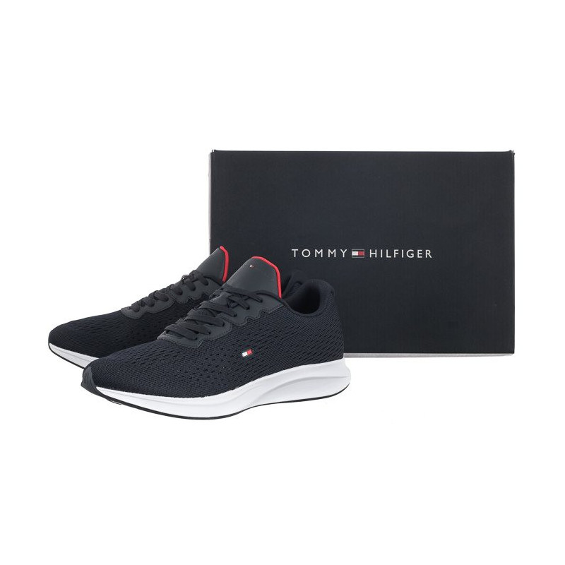 Tommy Hilfiger Lightweight Runner Knit Flag Desert Sky FM0FM04563 DW5 (TH700-b) sports shoes