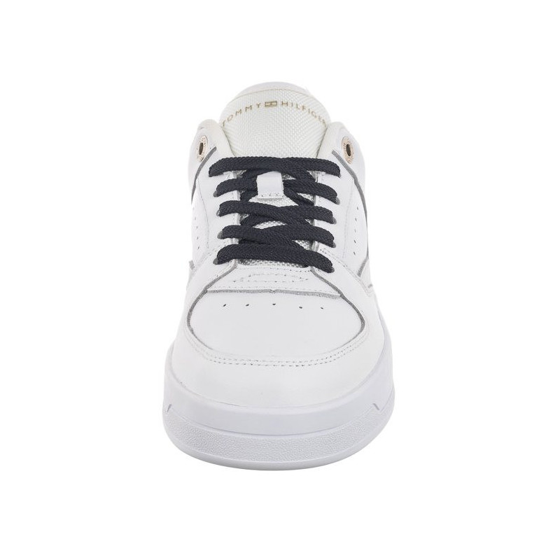 Tommy Hilfiger Leather Basket Sneaker White/Rwb FW0FW06951 0K9 (TH687-a) sports Shoes