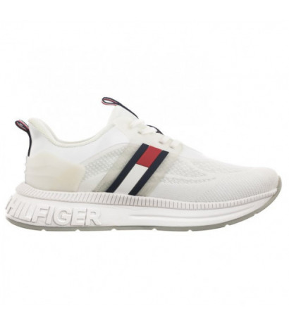 Tommy Hilfiger Flag Low Cut Lace-Up Sneaker White T3A9-32747-0308 100 (TH742-a) sports Shoes