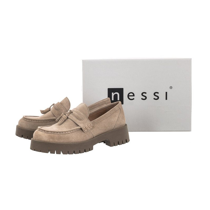 Nessi Beżowe 21079 W1 (NE313-a) shoes