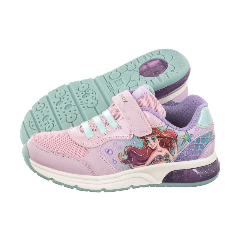 Geox Disney Princess J Spaceclub G. A Pink/Watersea J358VA 011BC CE83B (GE85-a) sports shoes