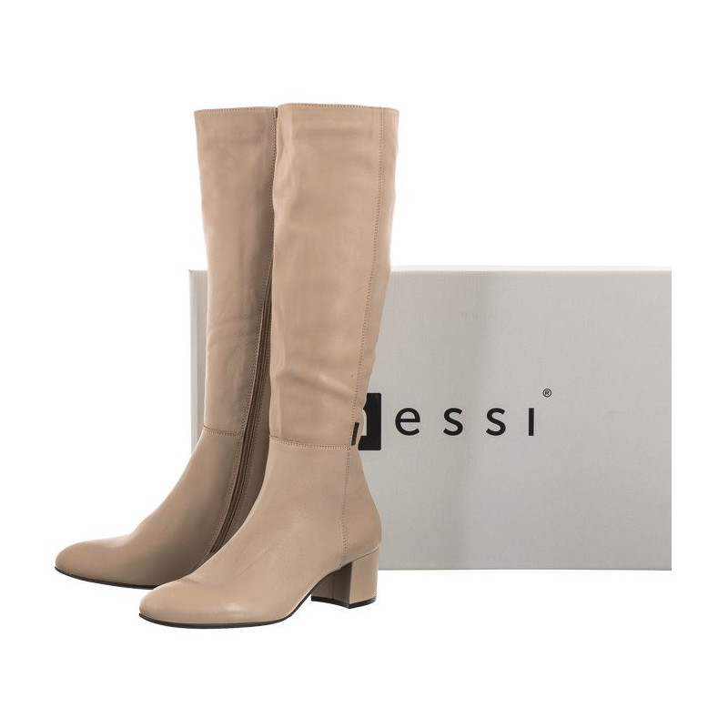 Nessi Beżowe 880/N 122 (NE306-a) shoes